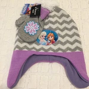 Frozen Hat and Mittens Set